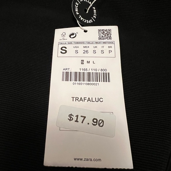 Zara Ribbed Bodycon Skirt Size S - Picture 3 of 5